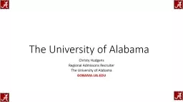 The University of Alabama