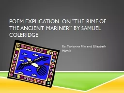 Poem Explication on “The Rime of the Ancient Mariner” by Samuel Coleridge