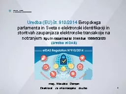  Uredba (EU) št. 910/2014