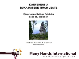 KONFERENSIA  BUKA HATENE TIMOR LESTE