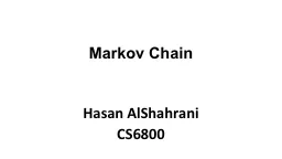Markov Chain Hasan  AlShahrani