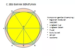 C. SEGI BANYAK BERATURAN