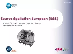 PPT-Source Spallation European (ESS)