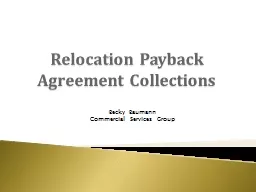Relocation Payback Agreement Collections