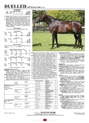 New Zealand Register of Thoroughbred Stallions DUELLE