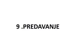 9  .PREDAVANJE SPECIJALIZIRANA TRŽIŠTA I POSEBNI OBLICI TRGOVANJA