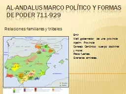 Al-Andalus  Marco  político