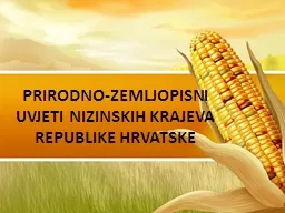 PPT-PRIRODNO-ZEMLJOPISNI UVJETI NIZINSKIH KRAJEVA