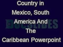 Costa Rica   Country in Mexico, South America And The Caribbean Powerpoint