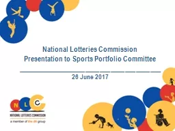 PPT-National Lotteries Commission