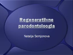 PPT-Regeneratiivse ravi v