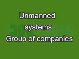 Unmanned  systems Group of companies