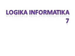 Logika informatika