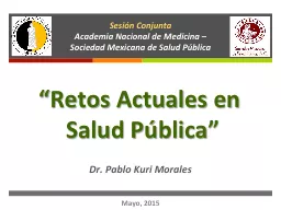 PPT-Sesión Conjunta Academia Nacional de Medicina –