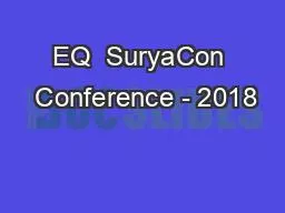 EQ  SuryaCon  Conference - 2018