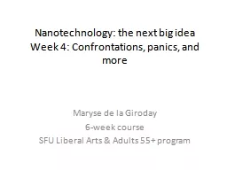 PPT-Nanotechnology: the next big idea