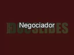 Negociador