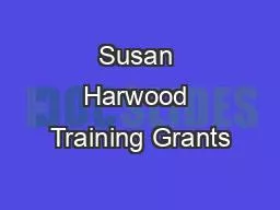 Susan Harwood Training Grants