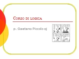 Corso di logica p. Gaetano Piccolo