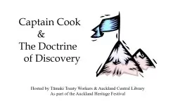 Captain Cook 	  & The Doctrine