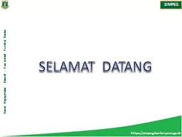 PPT-SELAMAT DATANG Jenis Pengguna