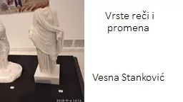 Vrste reči i promena