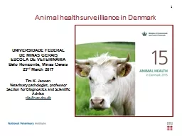 Animal  health  surveilliance in Denmark