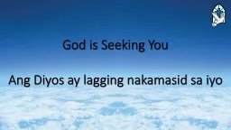 PPT-God is Seeking You Ang