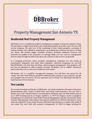 Property Management San Antonio TX