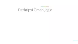 Deskripsi Omah Joglo Dewi Masyitoh		12