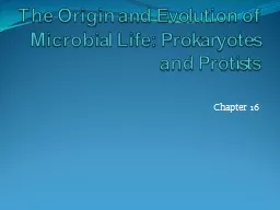 The Origin and Evolution of Microbial Life: Prokaryotes and