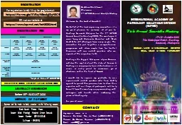 7th Annual Scientific Meeting