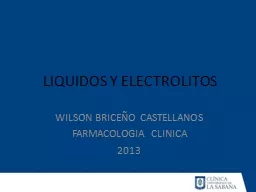 LIQUIDOS Y ELECTROLITOS WILSON BRICEÑO CASTELLANOS