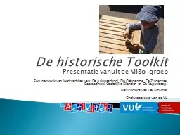 De historische  Toolkit Presentatie vanuit de