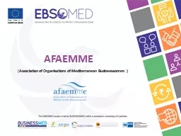AFAEMME ( Association of Organisations of Mediterranean Businesswomen )
