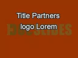 Title Partners logo Lorem