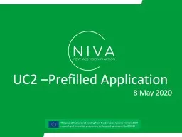 UC2 –Prefilled Application