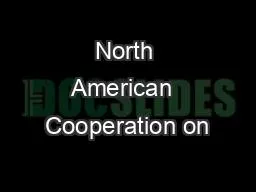 North American  Cooperation on