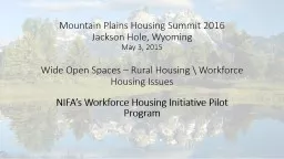 PPT-Mountain Plains Housing Summit 2016