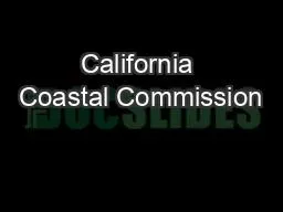 California Coastal Commission