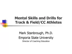 Mental Skills and Drills