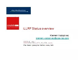 PPT-iLLRF Status overview