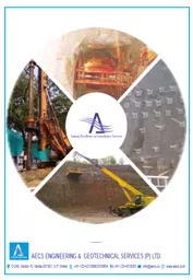 ABOUT US AECS Engineering and Geotechnical Services Pvt. Ltd. Is a complete geotechnical solution c