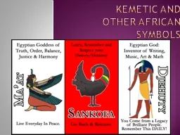 Kemetic and other African Symbols