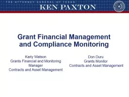 Grant Financial Management