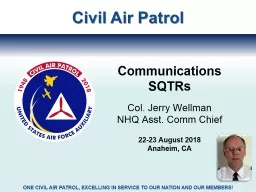 Communications SQTRs   Col. Jerry Wellman