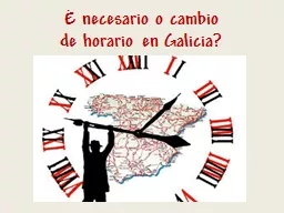 PPT-É necesario o cambio de horario en Galicia?