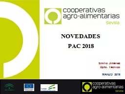 NOVEDADES PAC 2018 Emilio