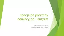 Specjalne potrzeby edukacyjne