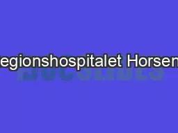 Regionshospitalet Horsens